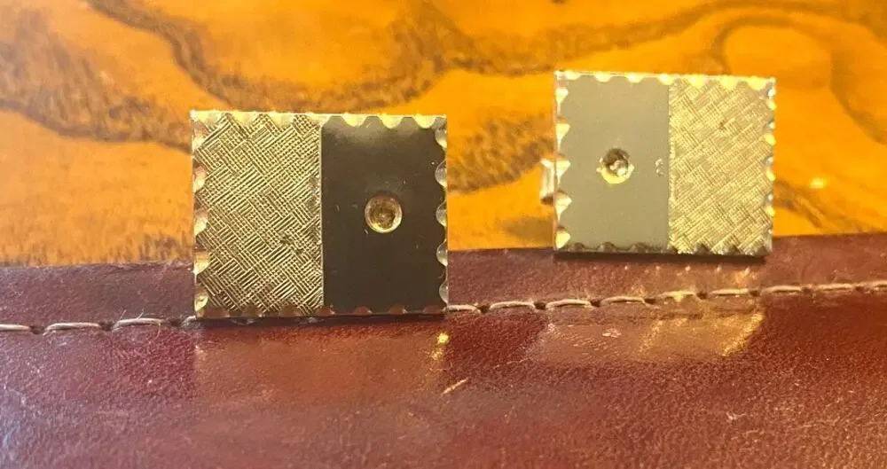 VTG Classic Gold Tone  Cufflinks